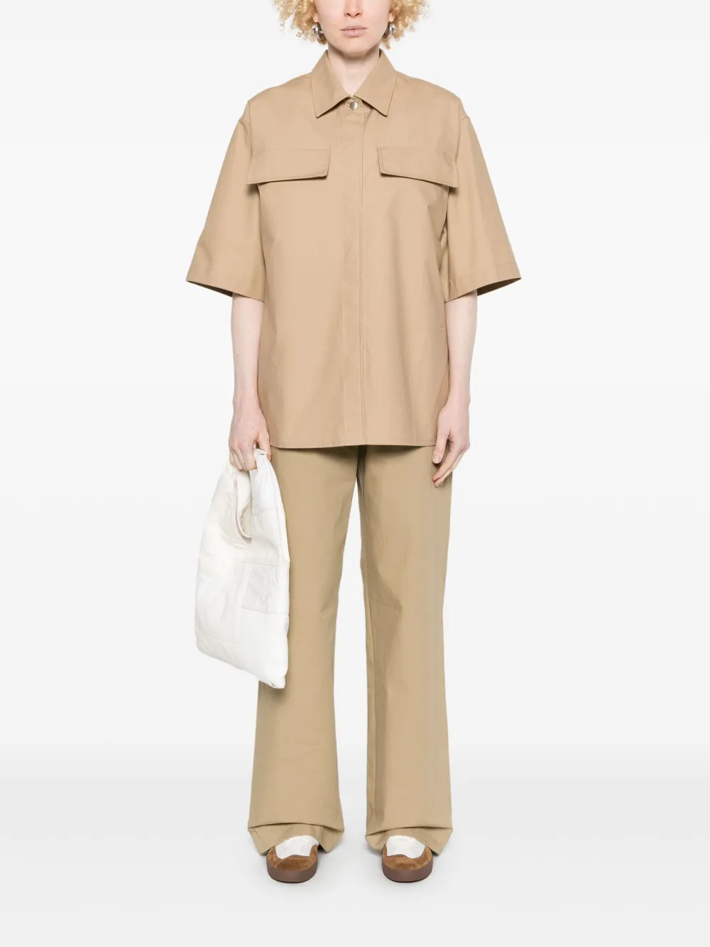 Jil Sander Canvas broek - Beige