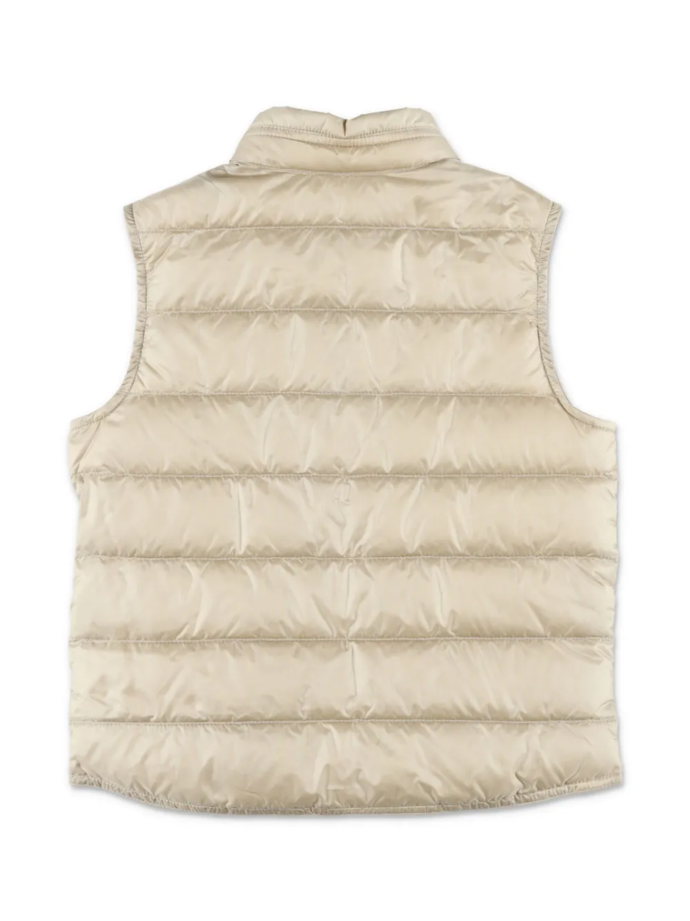 Moncler Enfant logo-patch gilet - Beige