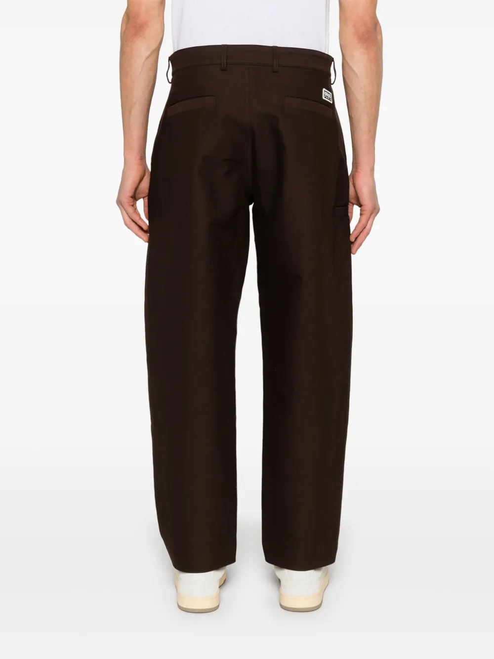Kenzo Broek met toelopende pijpen Bruin