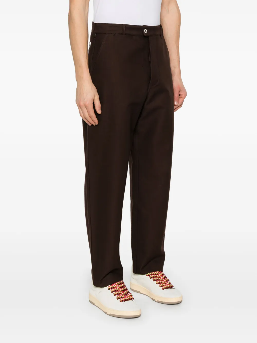 Kenzo Broek met toelopende pijpen Bruin