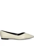 HUGO pointed ballerinas - White