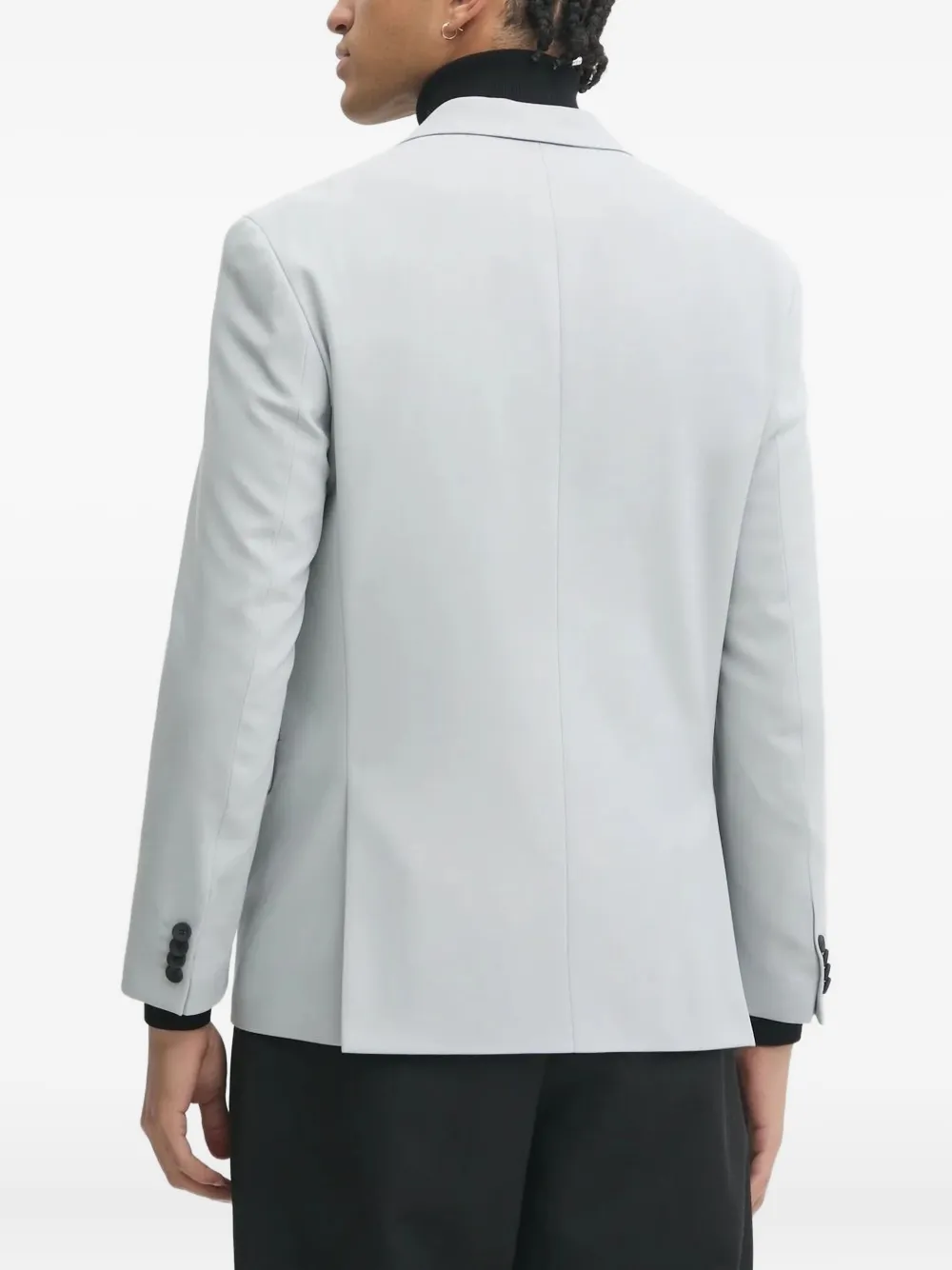 HUGO Blazer met enkele rij knopen Grijs