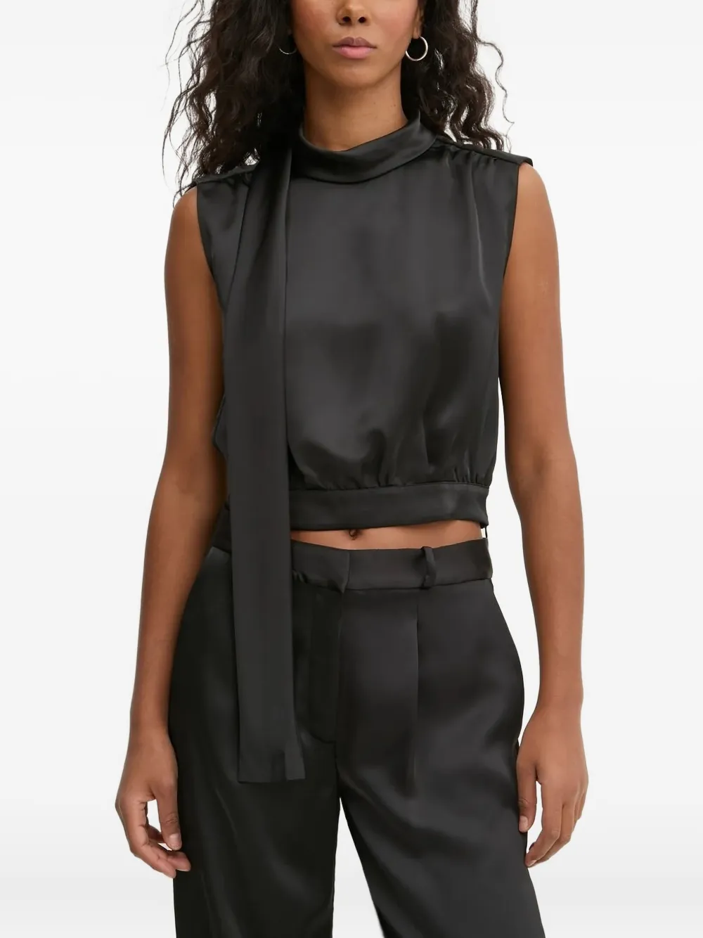 HUGO sleeveless top | Black | Image 1