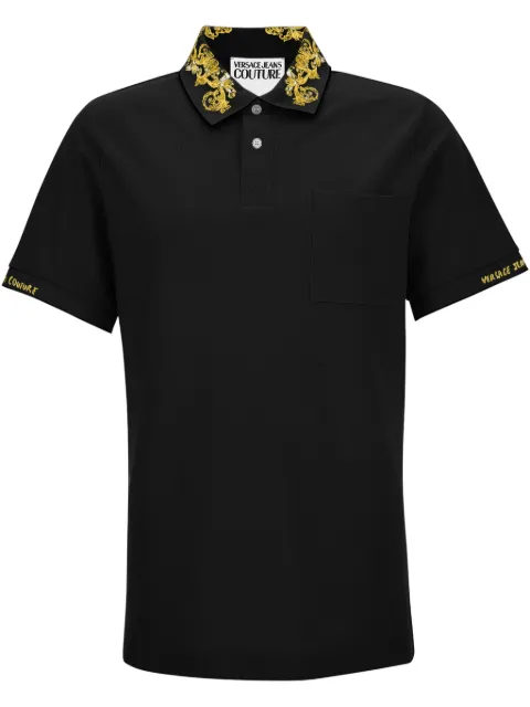 Versace Jeans Couture قميص بولو 'باروكو'