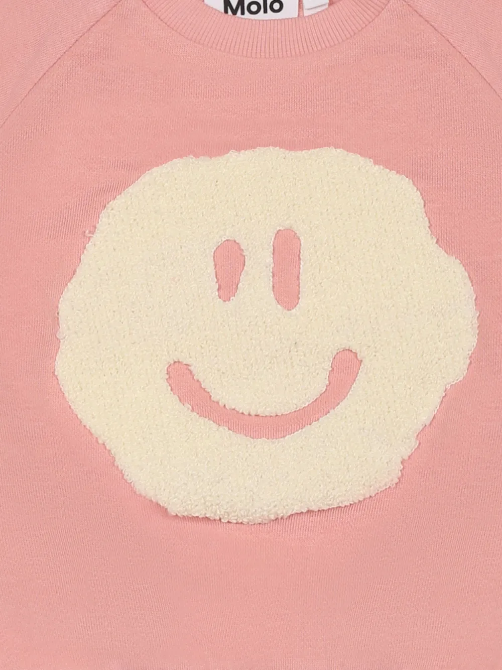 Molo Sweater met smile-face print Roze