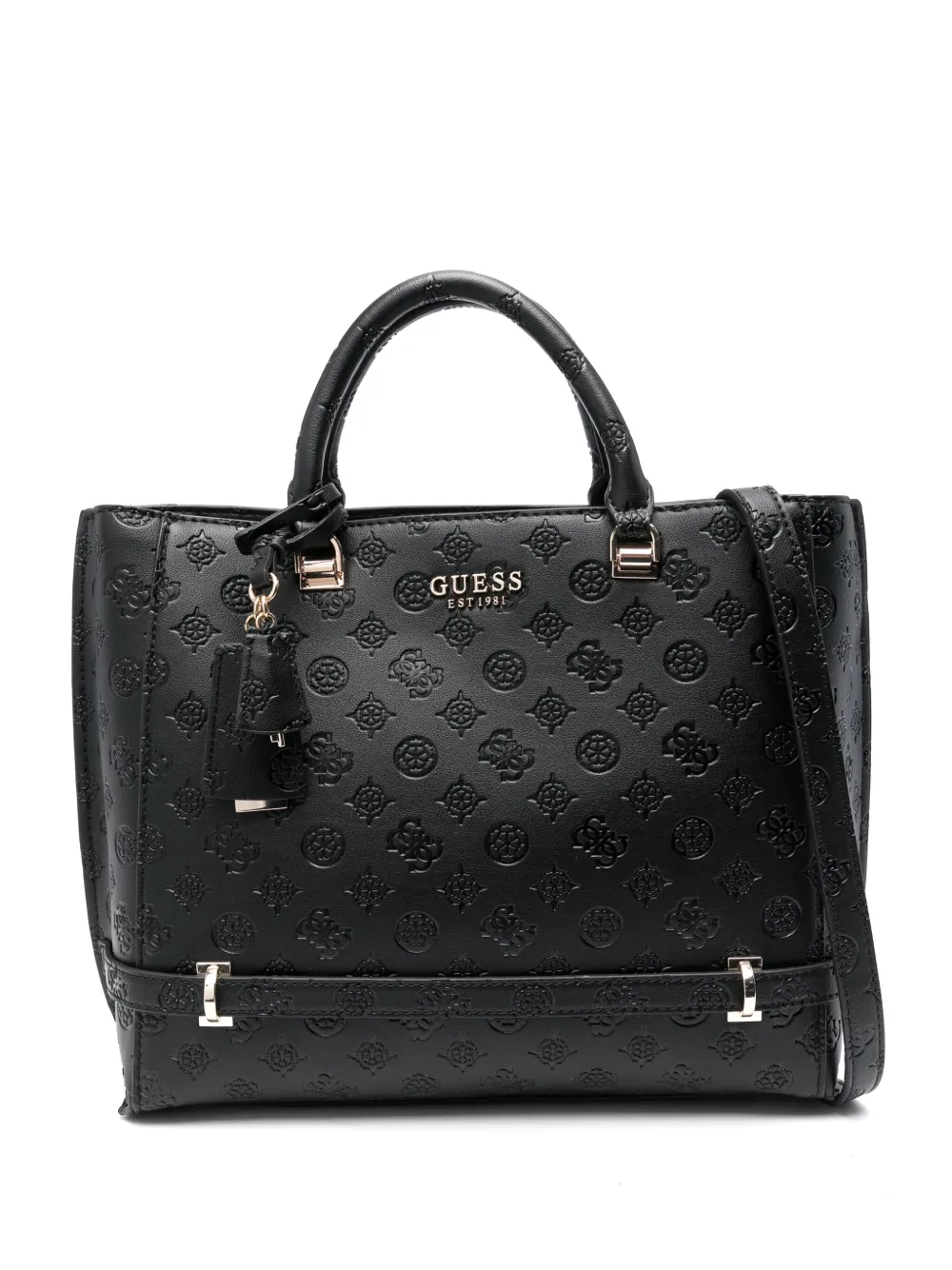GUESS USA 4G Peony shopper Zwart