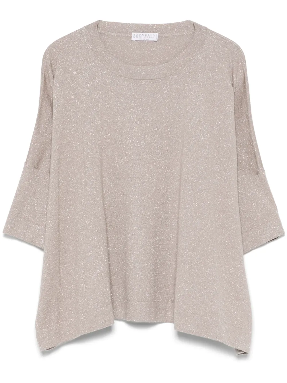 Brunello Cucinelli playera de tejido fino | marrón | Image 1