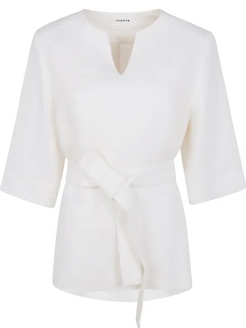 P.A.R.O.S.H. Bluse mit Gürtel