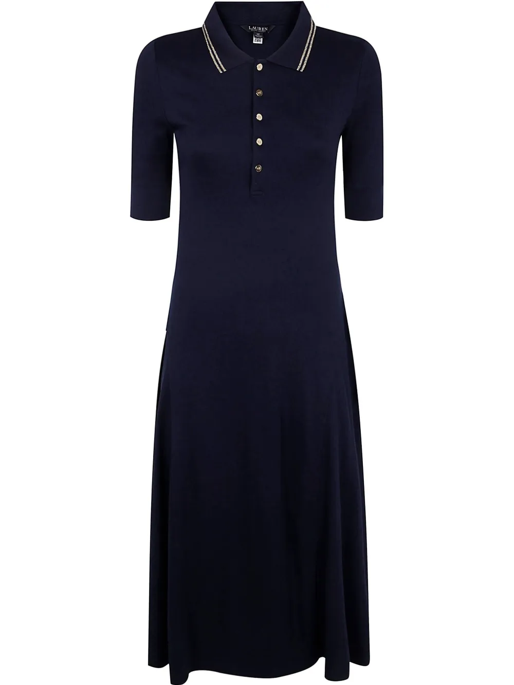 polo-collar dress