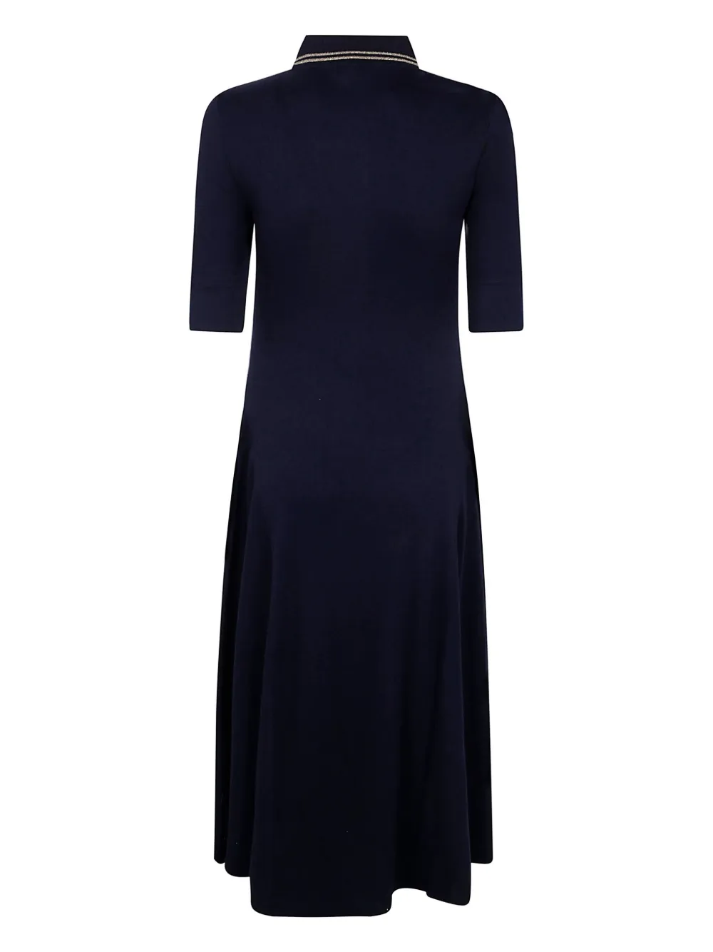 Lauren Ralph Lauren polo-collar dress - Blauw