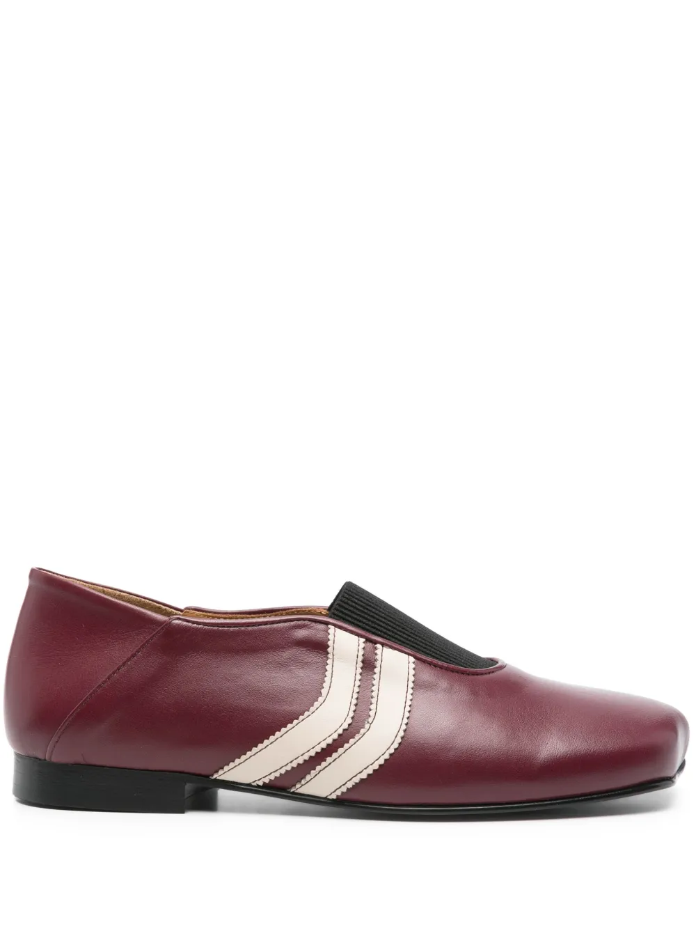 . stripe-detail loafers