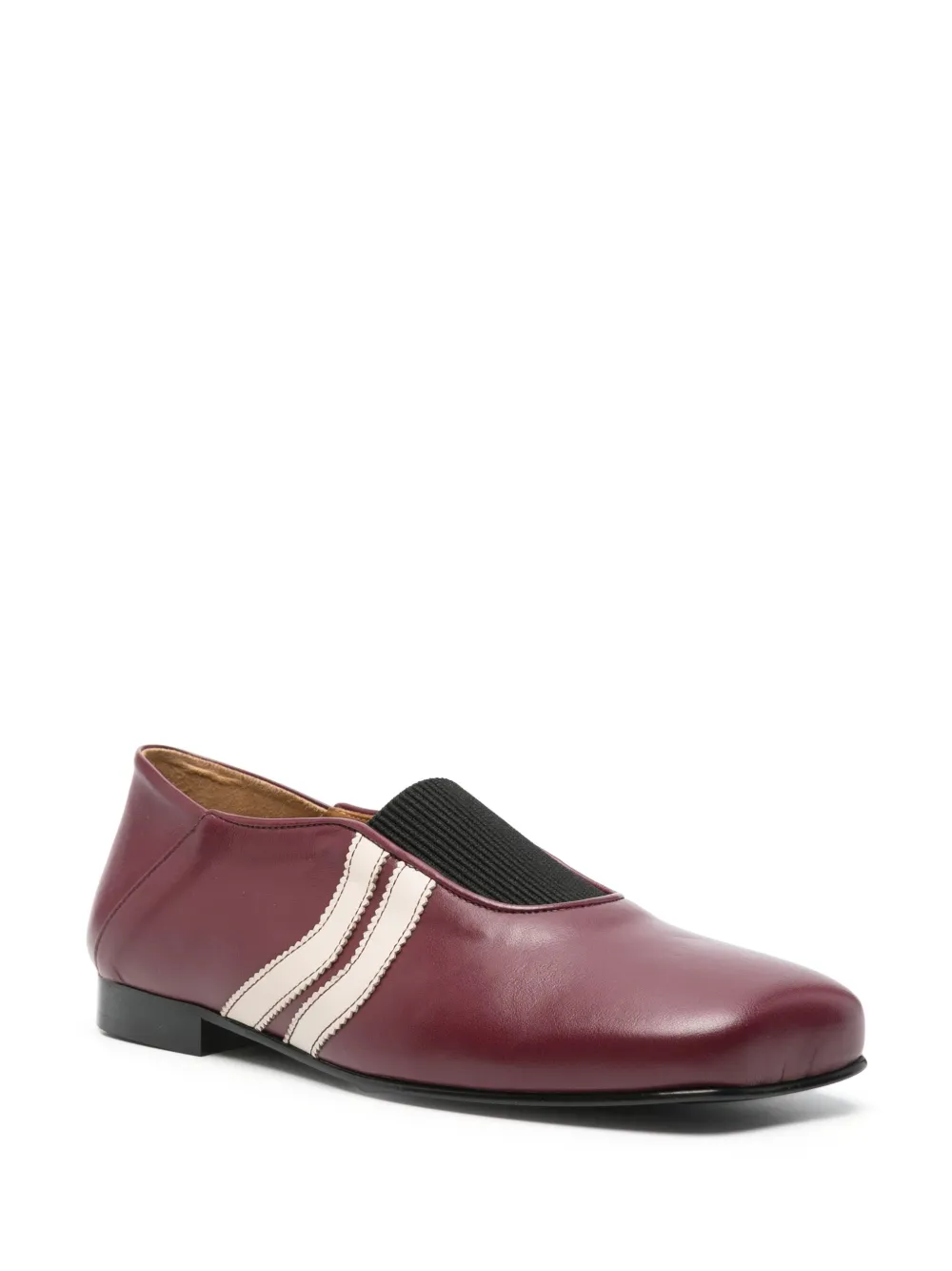 EGONlab. Loafers met gestreept detail - Rood