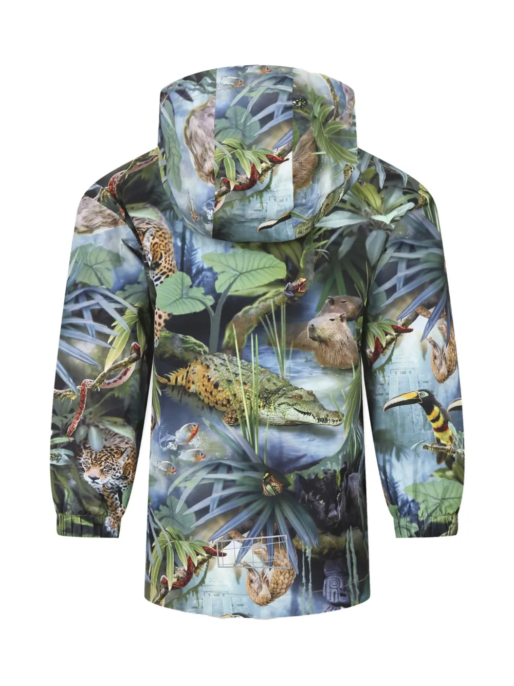 Molo forest-print jacket - Groen