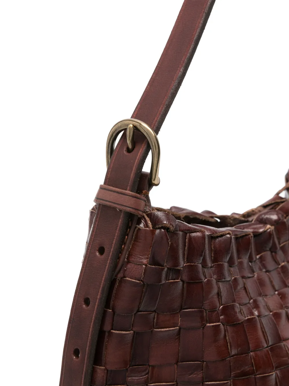 Dragon Diffusion Salvage Shoulder Bag In Brown