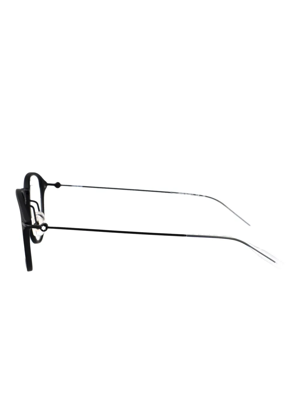 Montblanc MB0155O008 bril met rond montuur Zwart