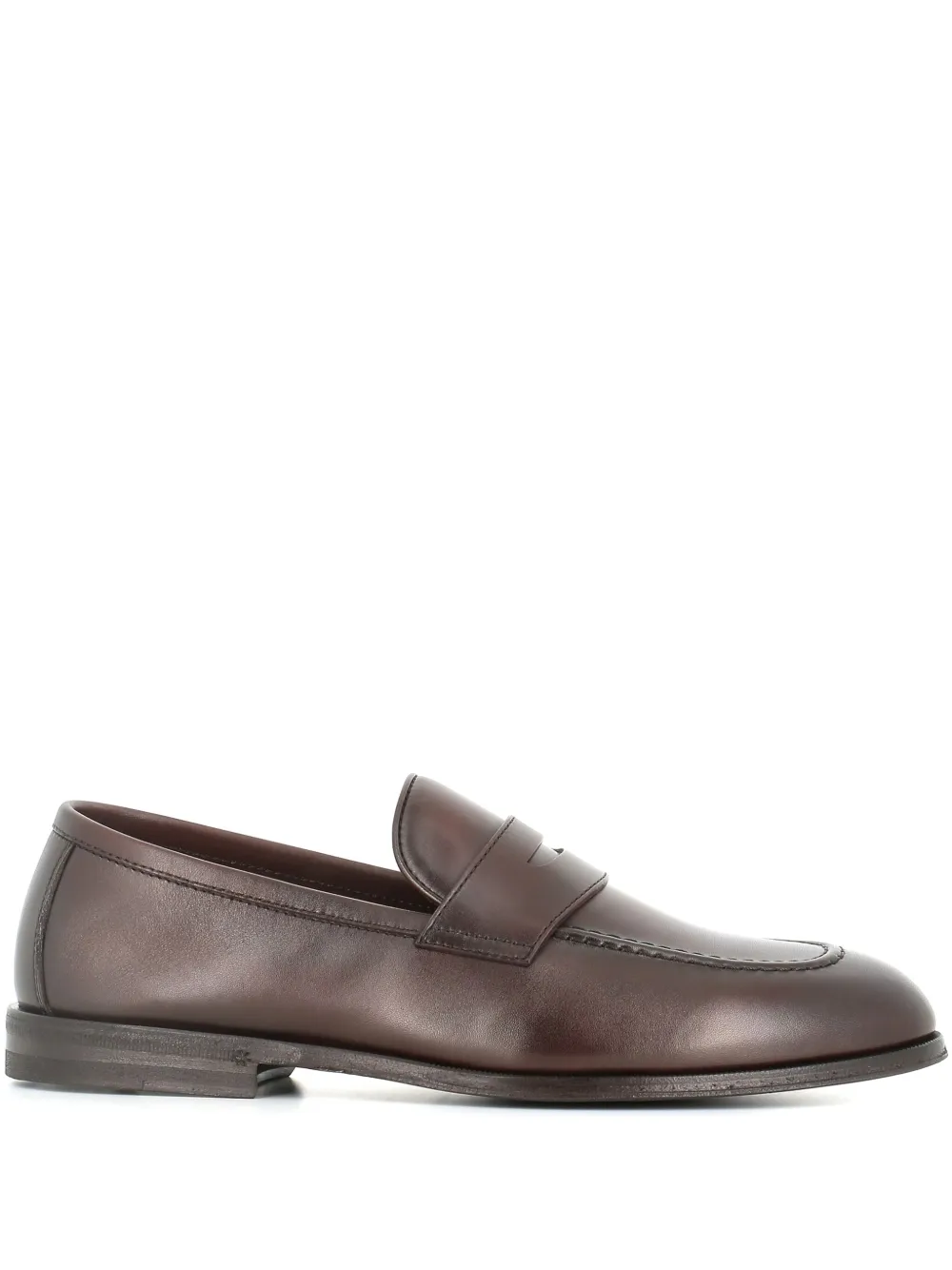 Henderson Baracco leather loafers Brown