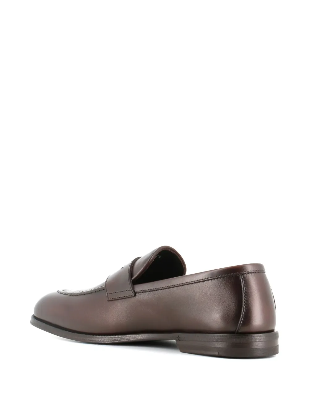 Henderson Baracco leather loafers Brown