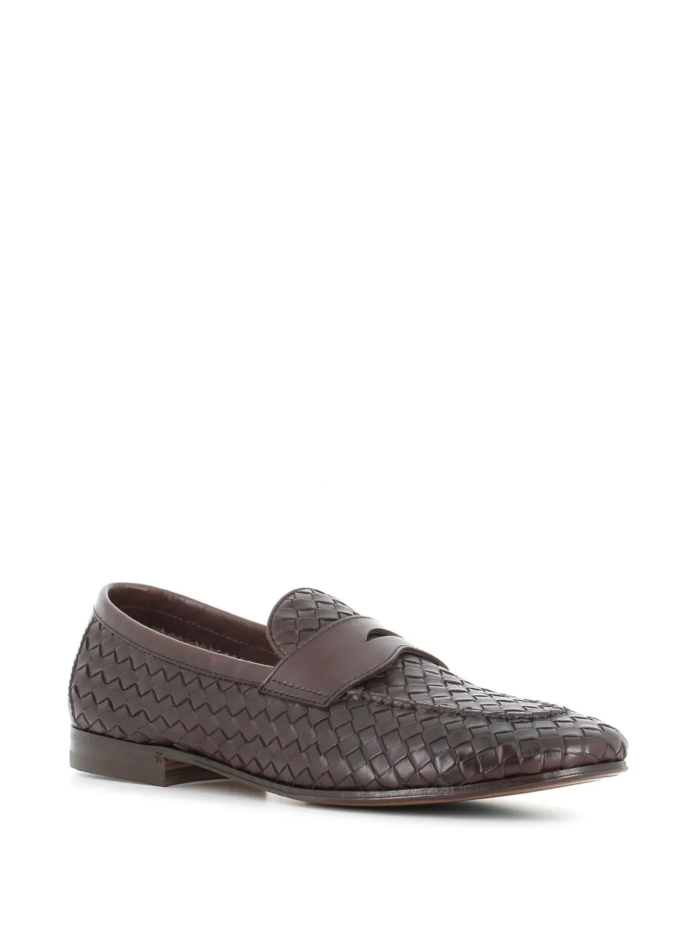 Henderson Baracco interwoven loafers Brown