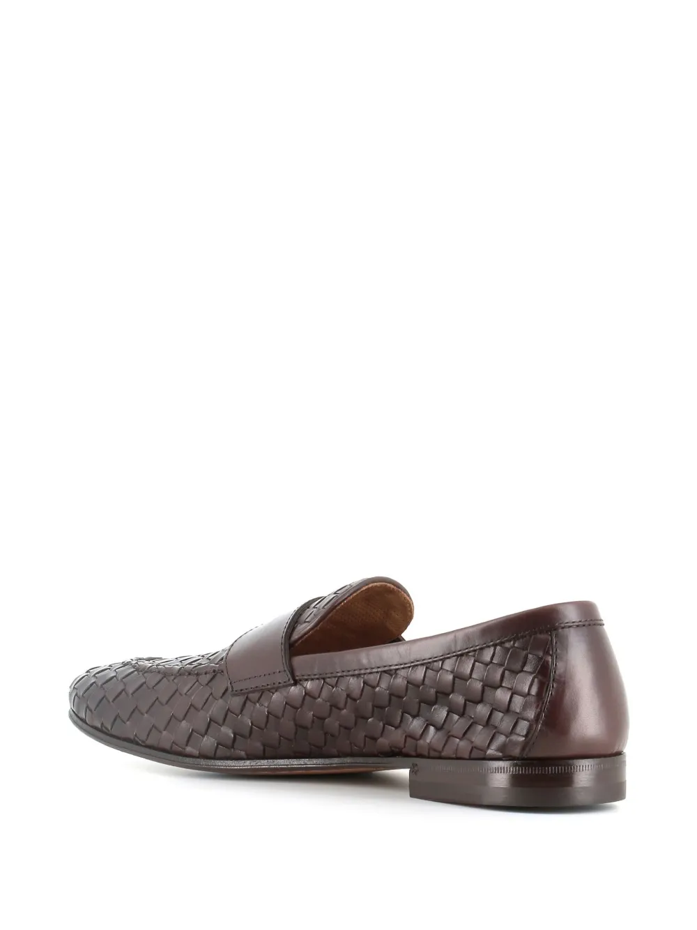 Henderson Baracco interwoven loafers Brown