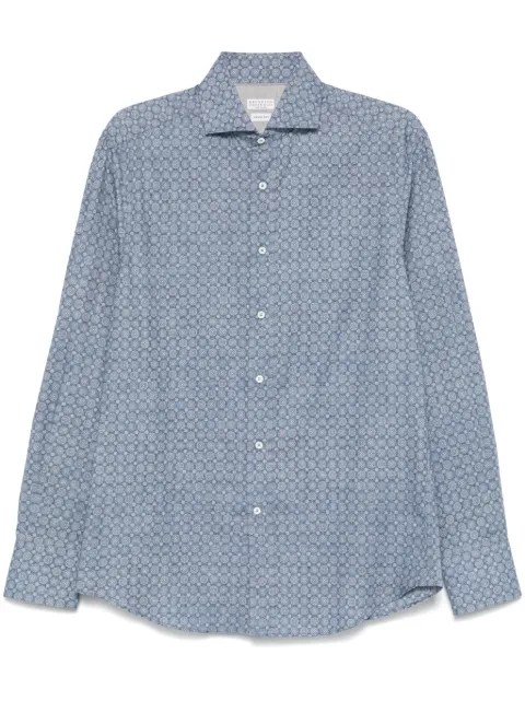 Brunello Cucinelli floral-print shirt  