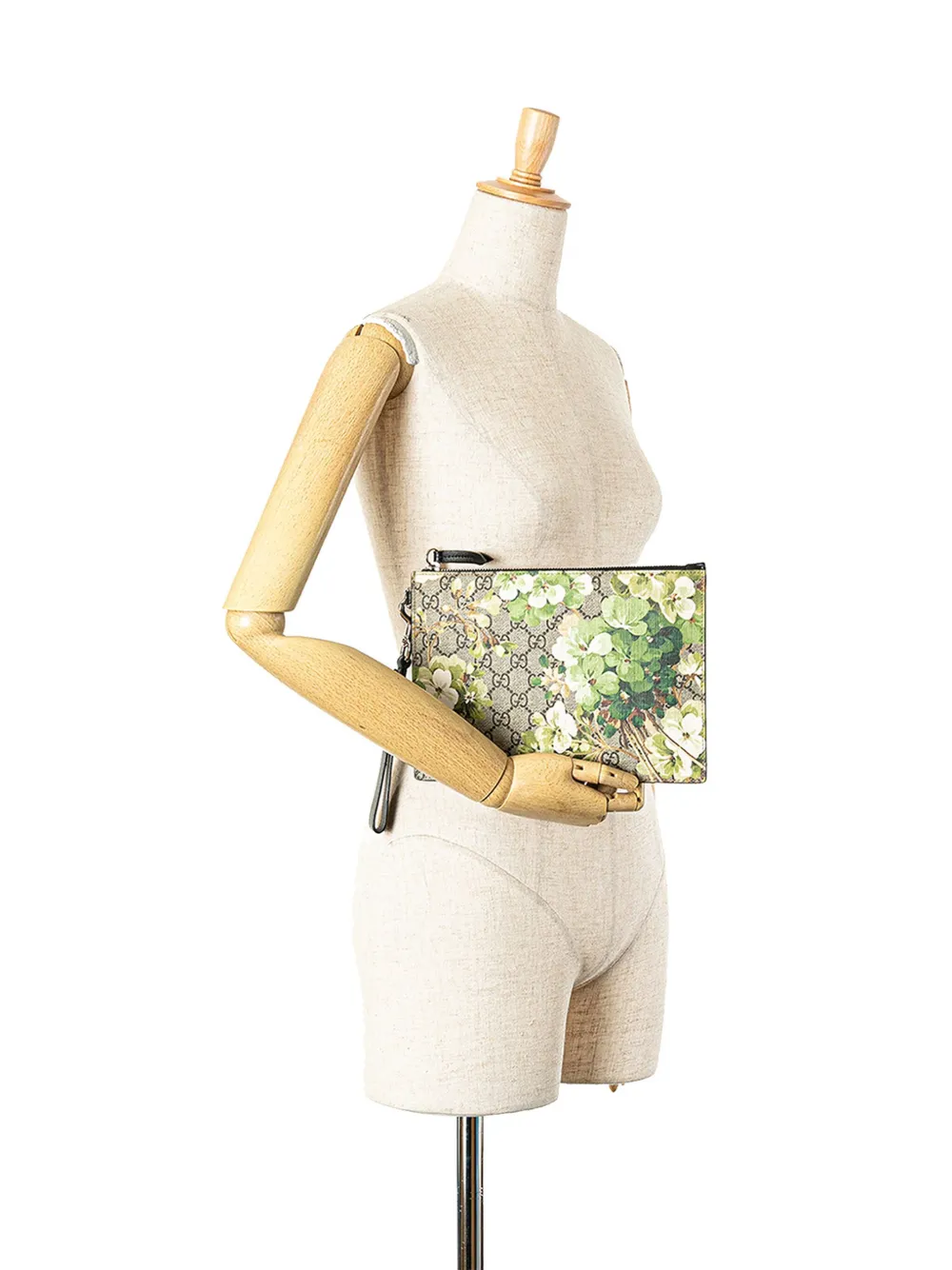 Gucci Pre-Owned 2000-2015 GG Supreme Blooms clutch - Bruin
