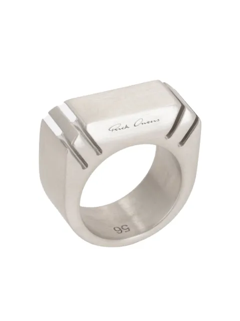 Rick Owens anillo Cut Beveled