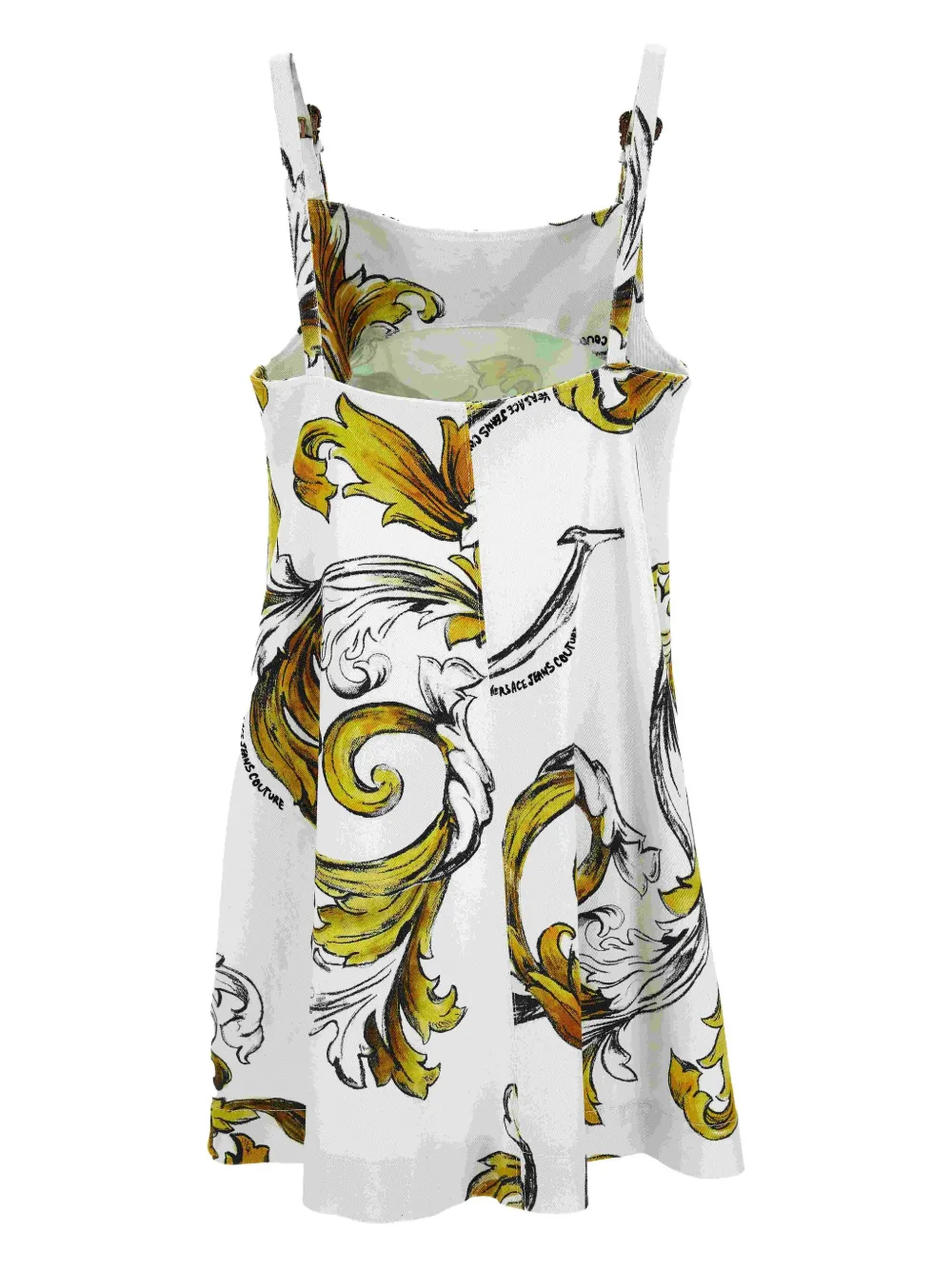 Versace Jeans Couture Mini-jurk met print - Wit