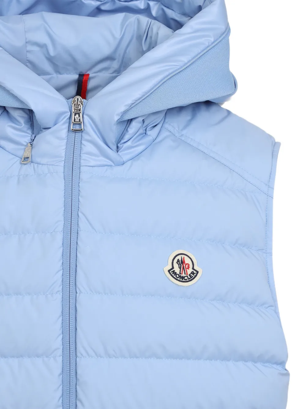 Shop Moncler Bourget Gilet In Blue