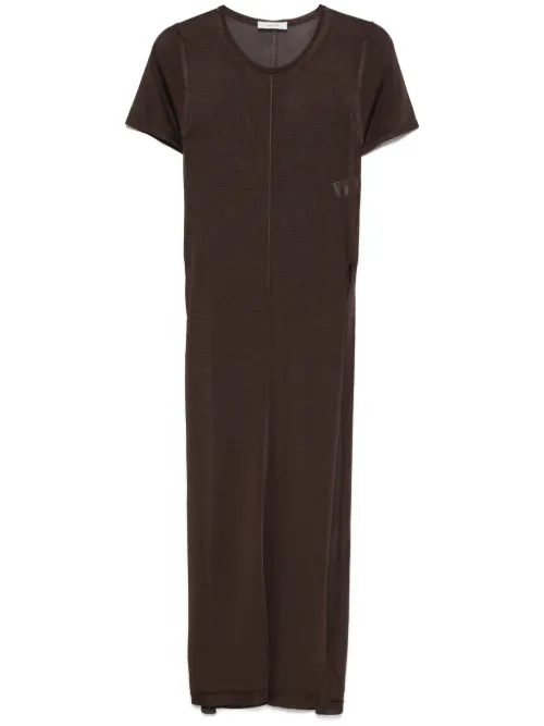 Robe en maille à coupe longue - LEMAIRE - Modalova