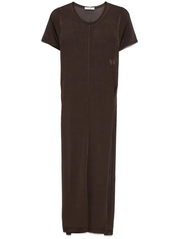 LEMAIRE Knitted Maxi Dress | Brown | FARFETCH