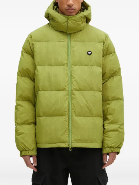 Wood Wood hooded ripstop puffer jacket