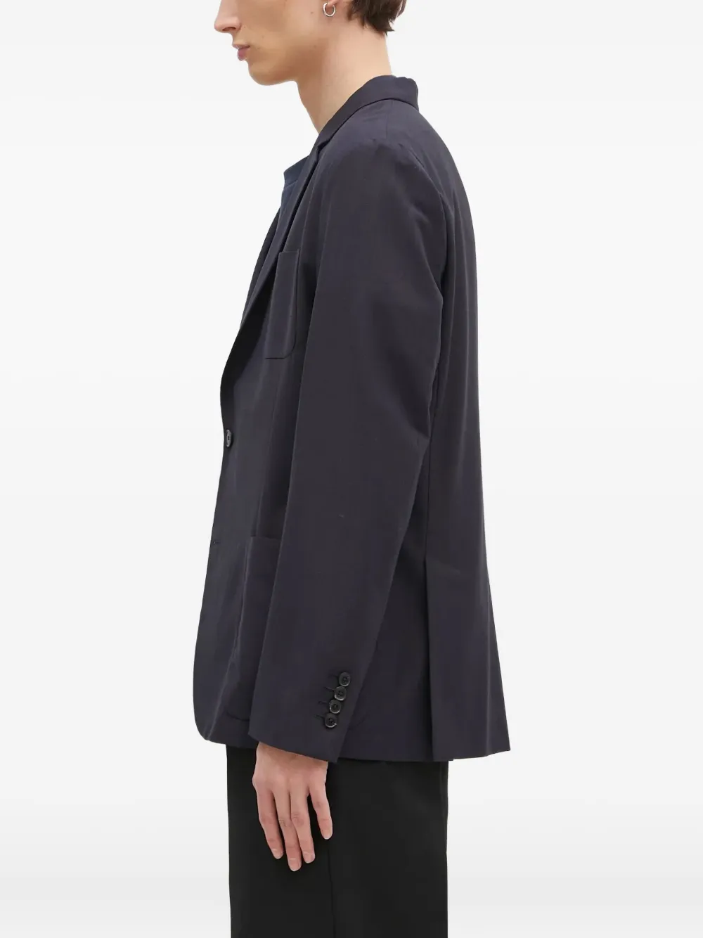 Paul Smith Blazer met enkele knoop en opgestikte zak Blauw