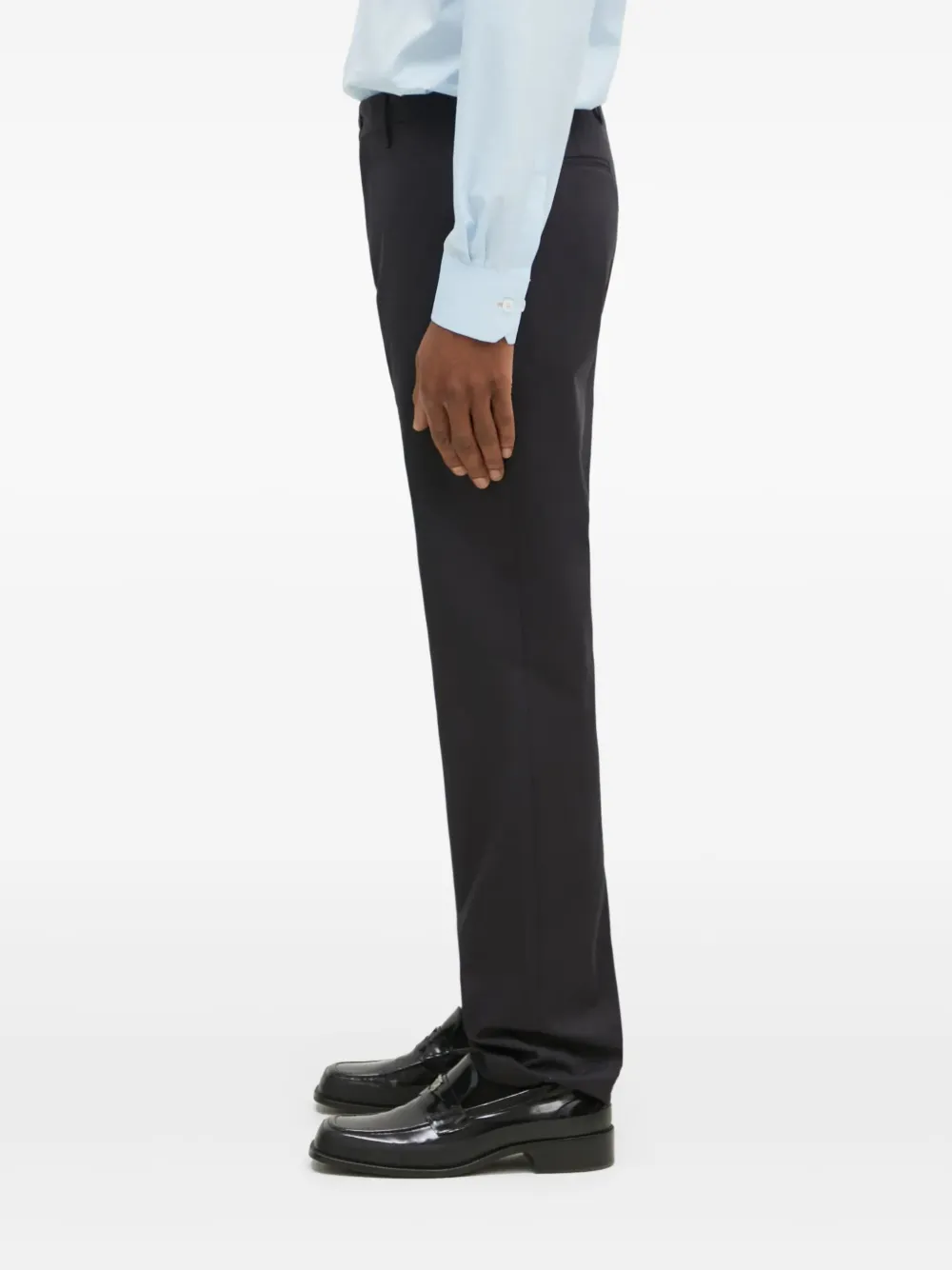 Paul Smith Chino met platte voorkant Blauw