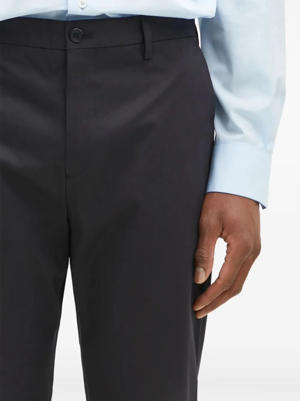 Paul Smith Chino met platte voorkant Blauw