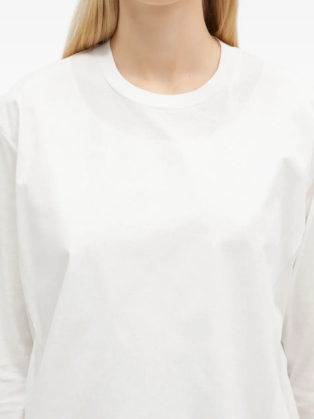 Undercover long-sleeve tie-detail blouse Wit