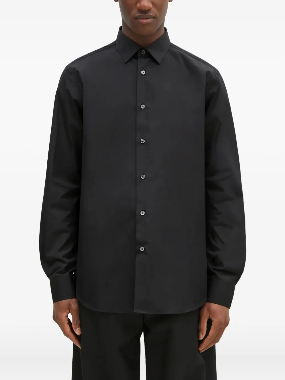 Paul Smith long-sleeve button-down shirt | Black | Image 1