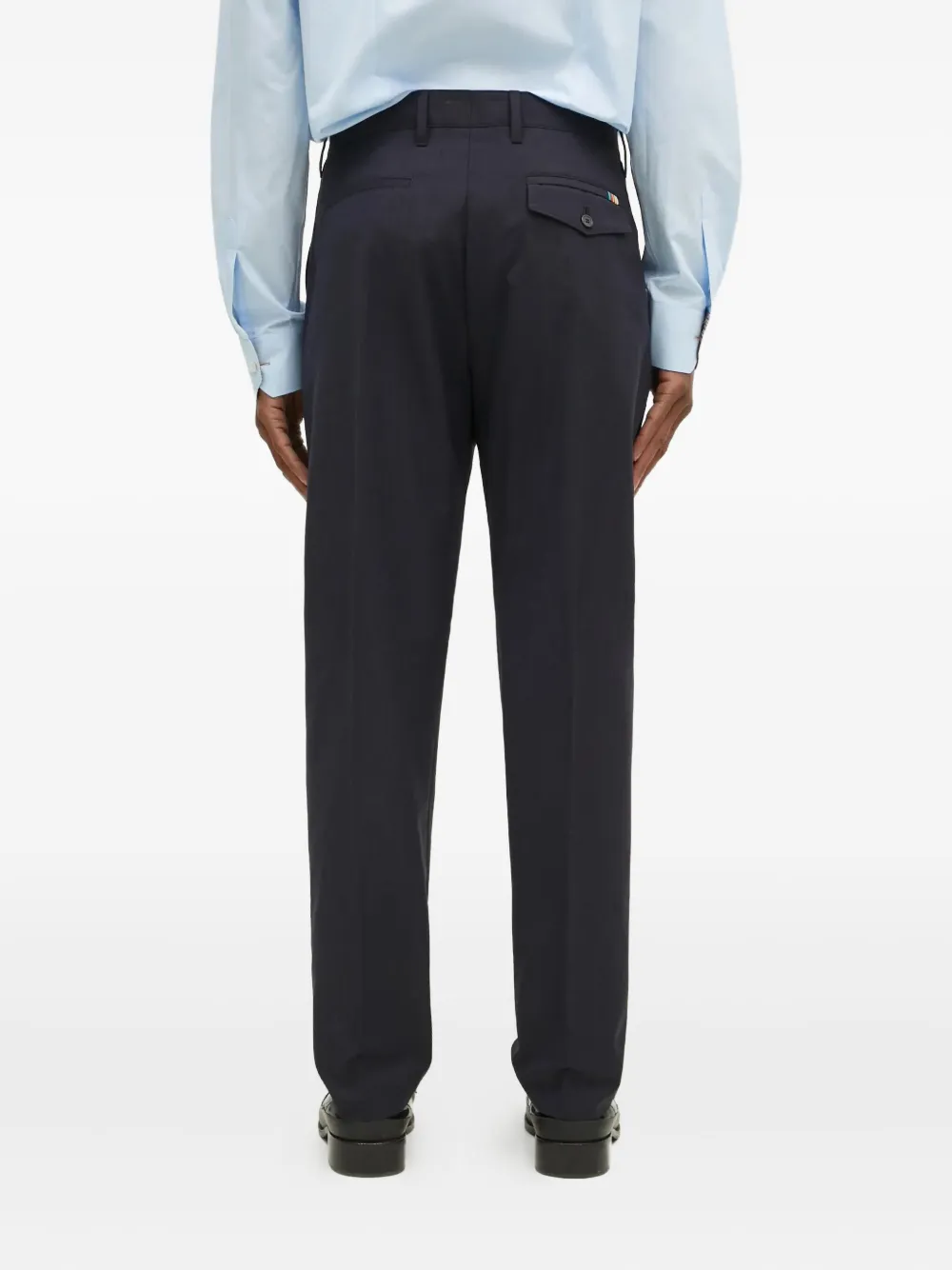 Paul Smith Broek met geplooide voorkant Blauw