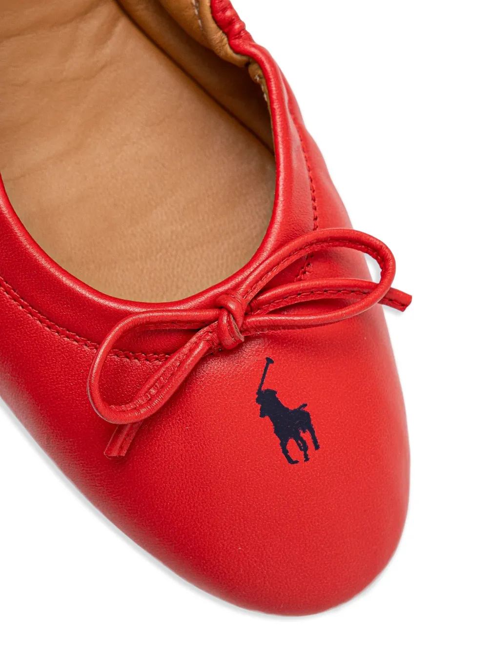 Polo Ralph Lauren The Pony ballerina shoes Red