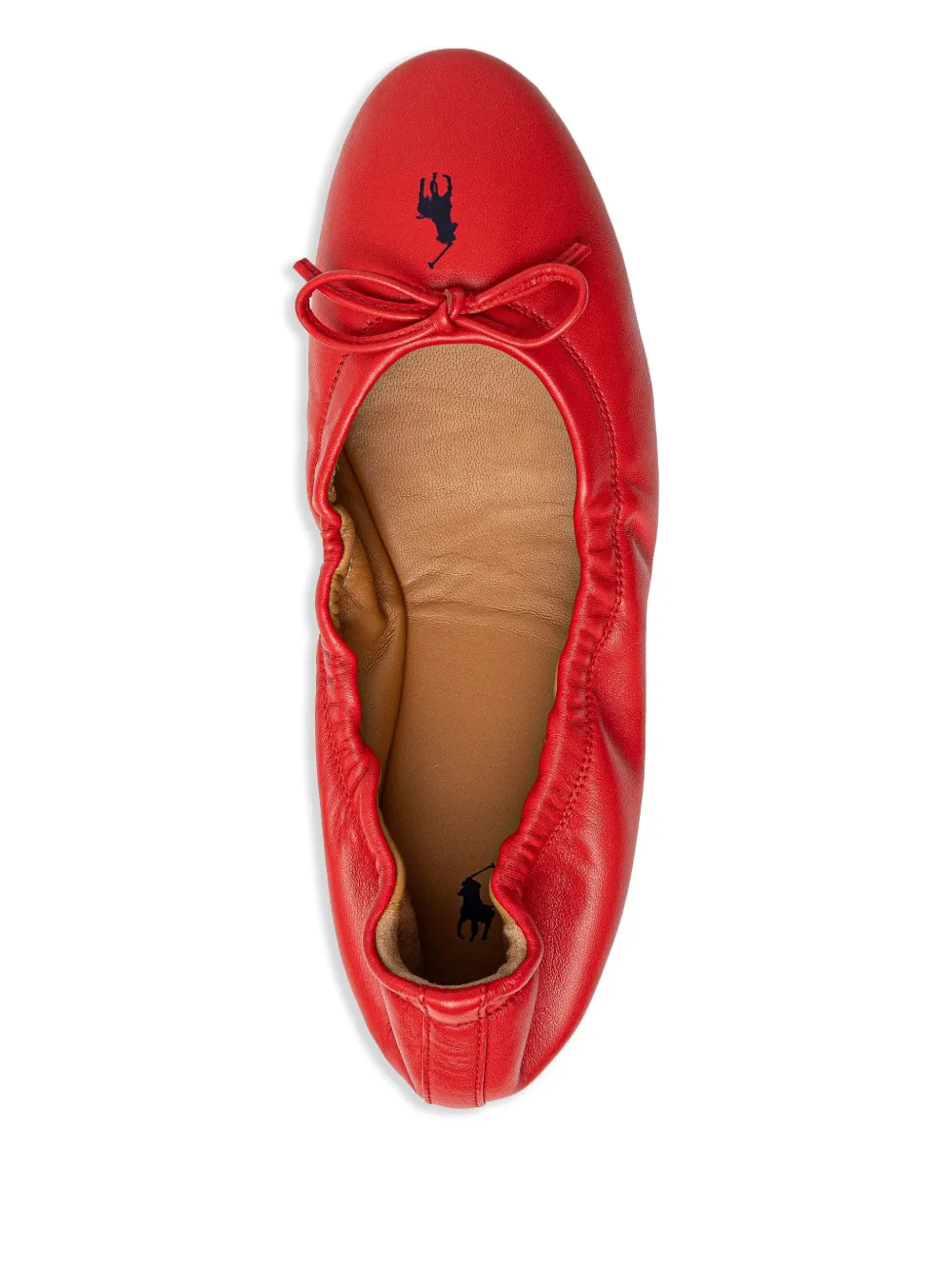 Polo Ralph Lauren The Pony ballerina shoes Red