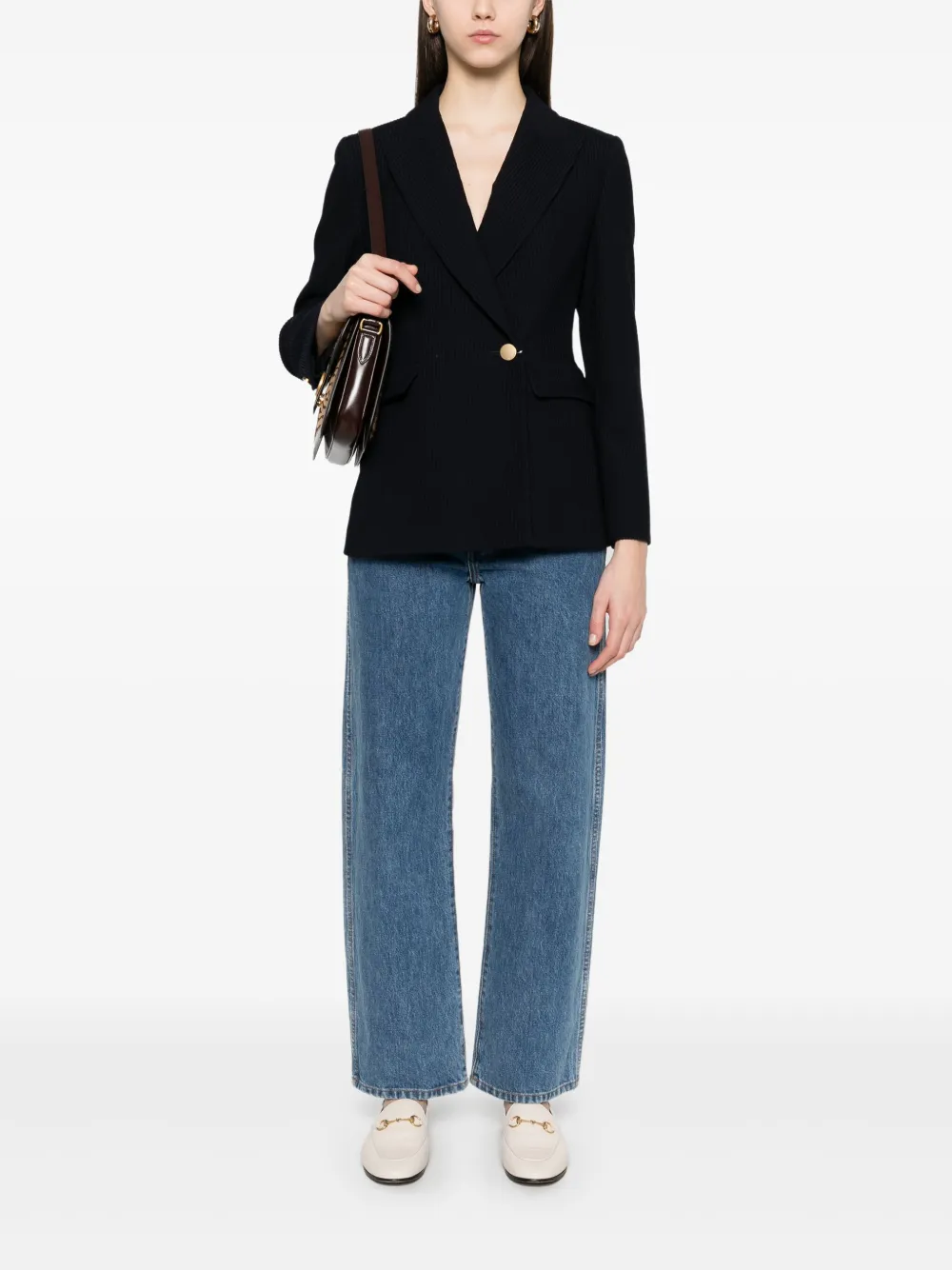 Max Mara Pagano blazer - Blauw