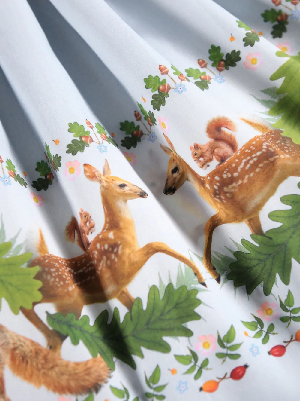 Molo Geplooide jurk met dierenprint Blauw