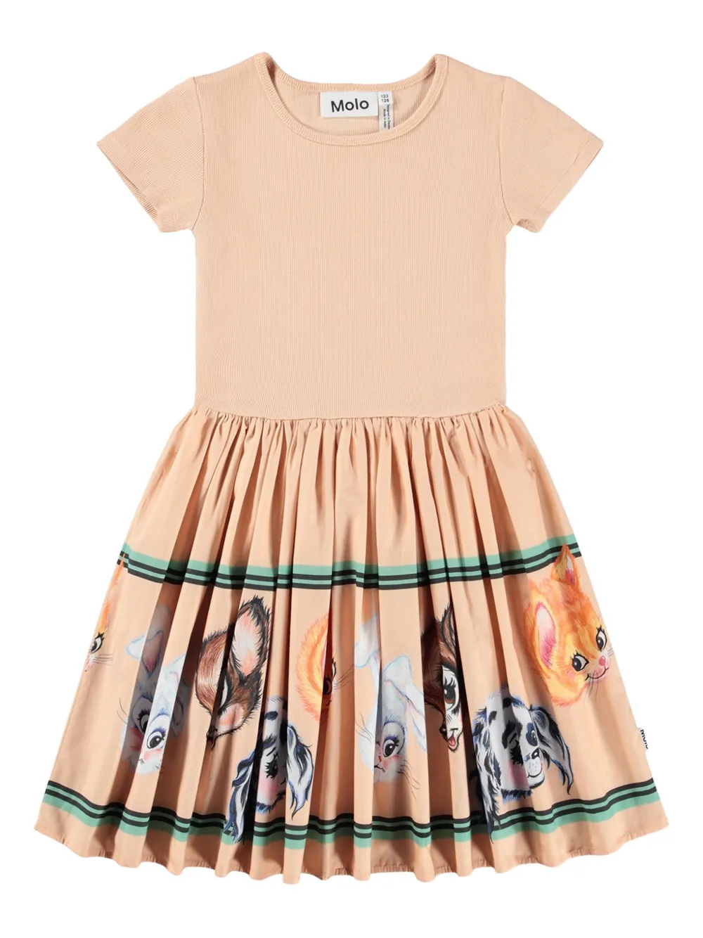 Molo Skaterjurk met dierenprint Beige