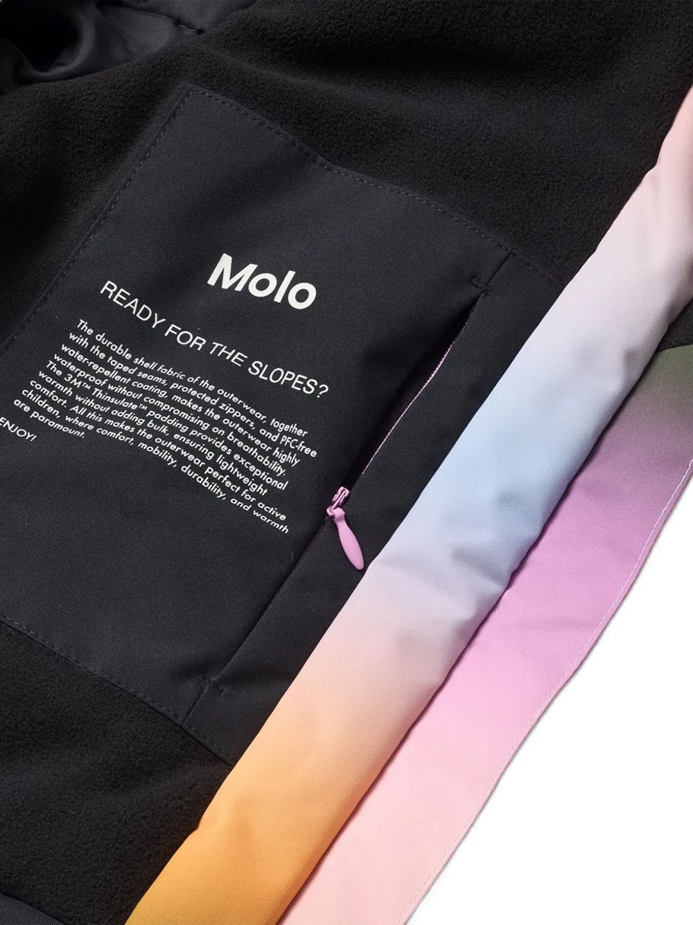 Molo Jack met capuchon Roze