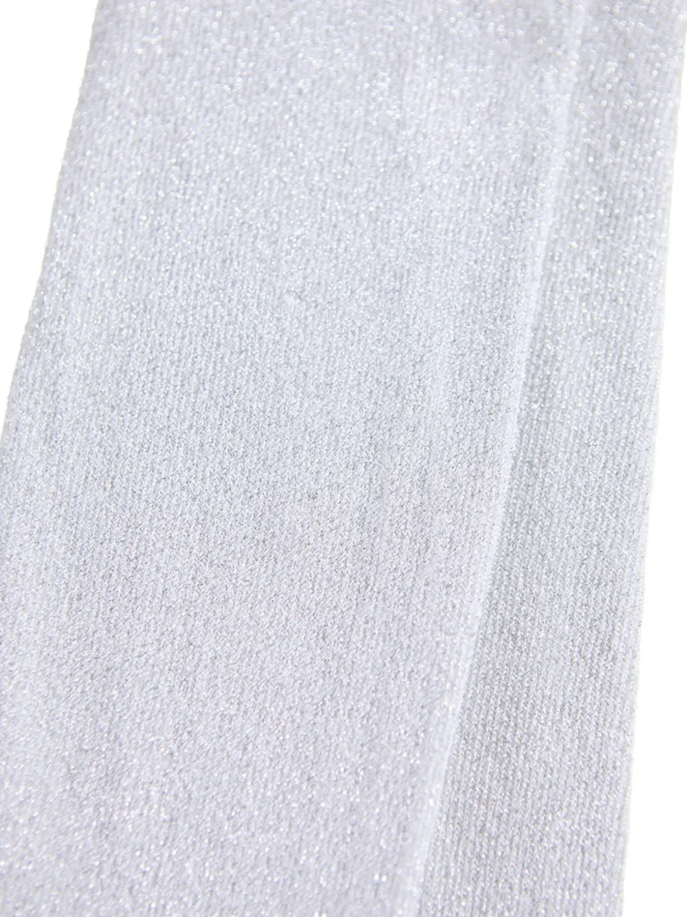 Molo Ribgebreide panty Zilver