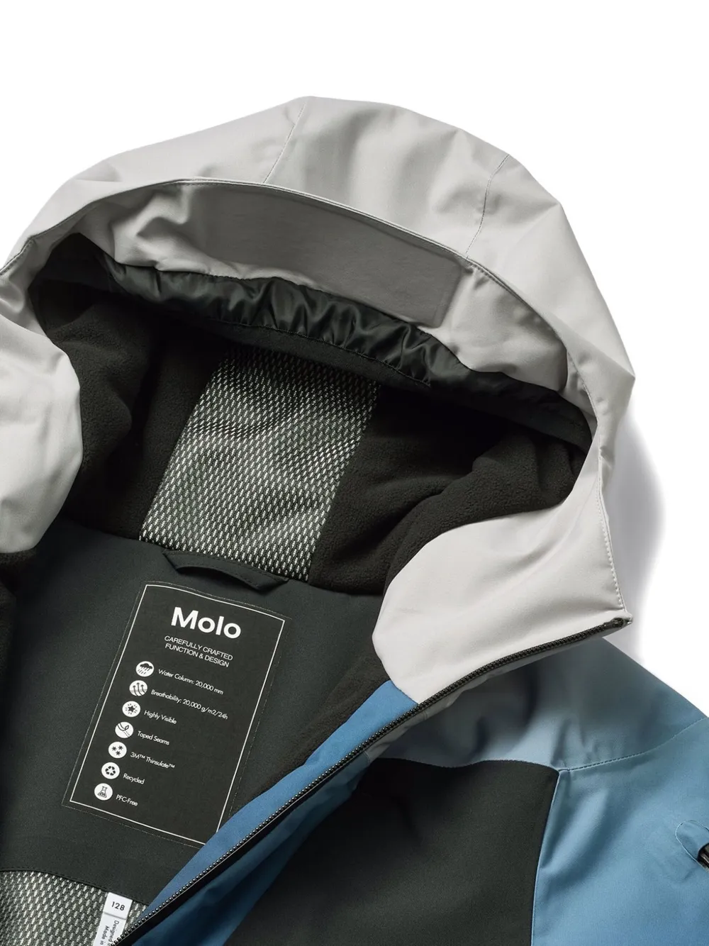 Molo Alpine gewatteerd jack Blauw