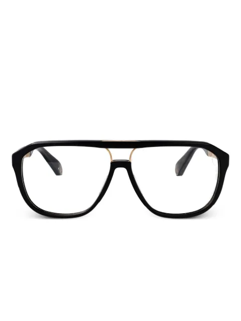 Philipp Plein lentes con armazón estilo piloto