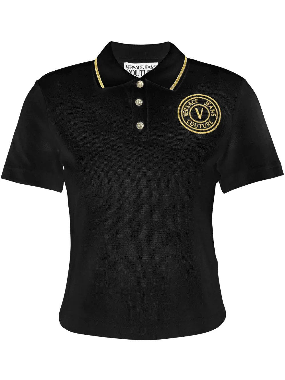 logo-embroidered polo shirt