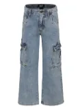 Molo logo-patch jeans - Blue