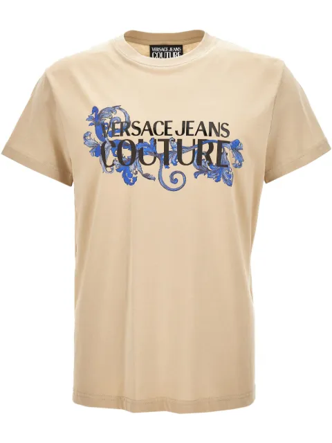 Versace Jeans Couture playera con logo estampado