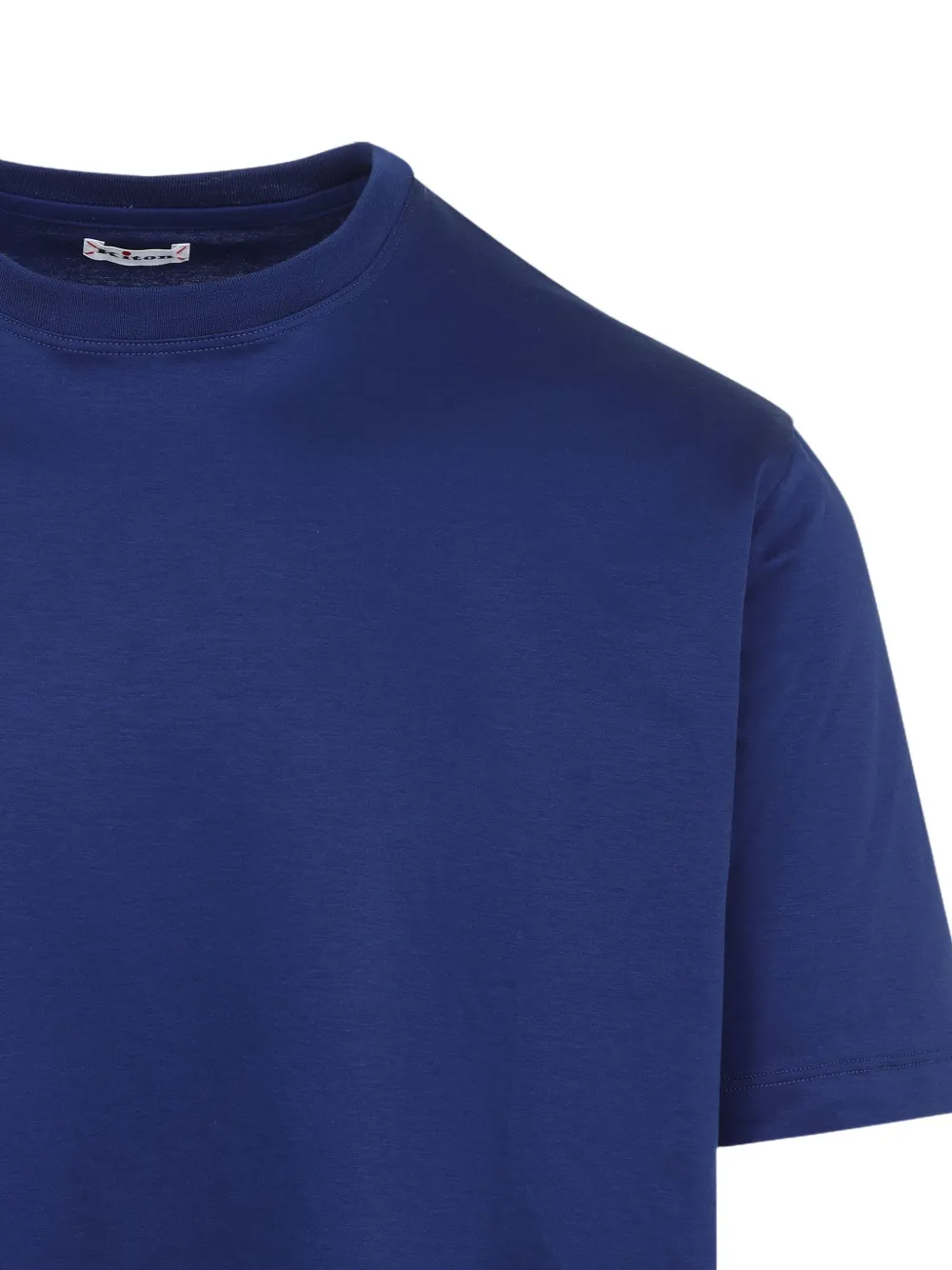 Kiton cotton t-shirt - Blauw